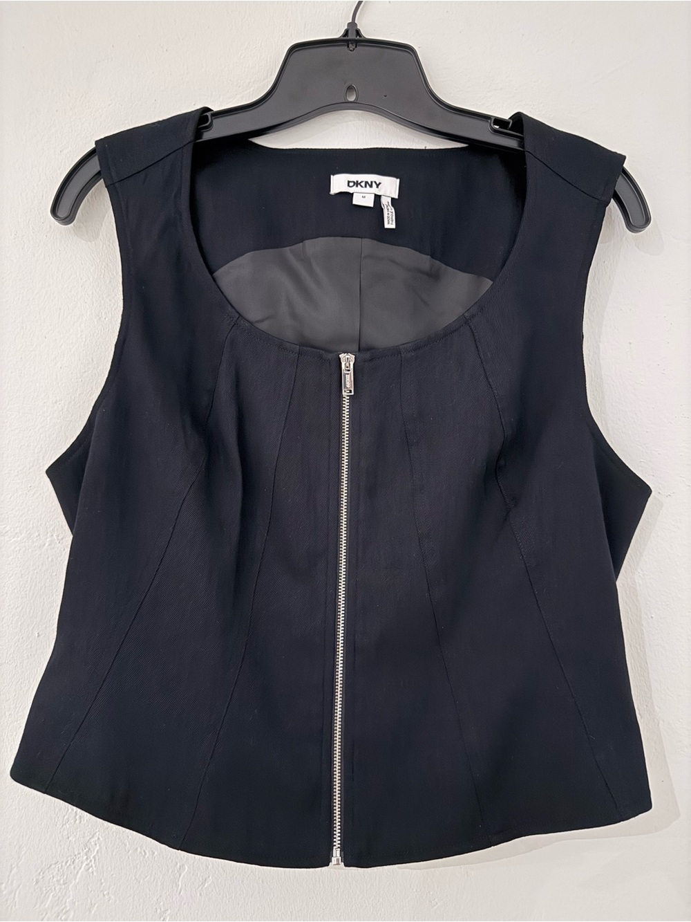 DKNY Black Dress Jacket with Satin Lining